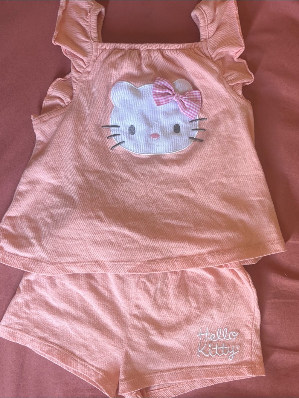 Hello Kitty Pink Ruffle 2pc Set